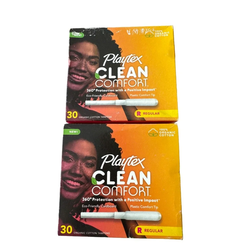 Playtex Tampons Bundle Lot of 2 New Feminine Care Hygiene Unscented Multipack